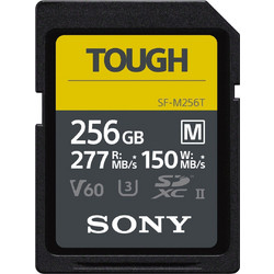Sony SDXC M Tough series 256GB Class 10 U3 V60 UHS-II
