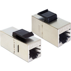 DELOCK Keystone module RJ45 86210, Cat 6 STP, ασημί