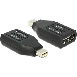 DELOCK αντάπτορας mini DisplayPort σε HDMI 65552, 1080p, μαύρος