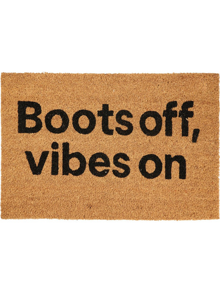 Πατάκι Εισόδου 40x60cm ''Boots off, vibes on'' MRShome DF-0006003
