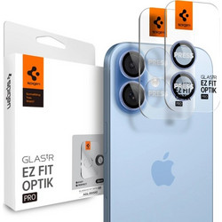 Spigen(R) Optik TR Ez Fit (2 Pack) Camera Protector για Apple iphone 16/16 Plus/17 blue (AGL10129)