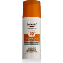 Eucerin Sun Oil Control Light Αντηλιακή Κρέμα Προσώπου με Χρώμα SPF50 50ml