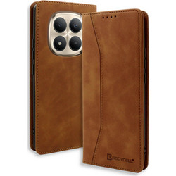 Bodycell Book Case Pu Leather Xiaomi Note 15 Pro Plus Brown