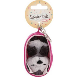 Nici Λούτρινο Μπρελόκ Sleeping Pets 8εκ Νυχτερίδα σε Καλάθι - Nici NIC63160