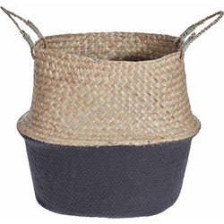 Καλάθι Seagras με λαβή & μαύρο πάτο,Δ.39cm