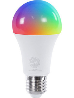 Λαμπτήρας Led Smartme 60490 6x6x12cm E27 A60 Smart 12W 1200lm Dimmable RGBW+WW White GloboStar Πλαστικό