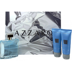 Azzaro Chrome Eau de Toilette 100ml + Hair & Body Shampoo 2x75ml
