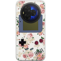 Θήκη Floral Gameboy TCL NXTPAPER 60 Ultra 5G Flexible TPU (Διάφανη Σιλικόνη)