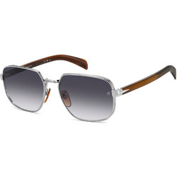 David Beckham DB7121GS WIJ9O Ανδρικά Γυαλιά Ηλίου Τετράγωνα Κοκάλινα Καφέ με Μαύρο Degradee Φακό