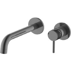 Μπαταρία Νιπτήρα Εντοιχισμού ICON INDUSTRIAL 740R(XS)S-GMS Gun Metal Grey PVD 10936200