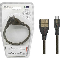 Αντάπτορας καλώδιο - USB-A male/Micro USB - 21S-01 - 20cm - 098128