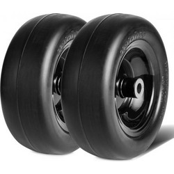 Ελαστικά VEVOR Lan Mower Tires with Rim, 11x4-5" Tubeless Tractor Tires, 2-pack Tire and Wheel Assemby, Flat-free Tire PU, 3,4" Centered Hub, 3/4" Bushing Size, 20 PCS Adapters for Riding Mowers Lawn