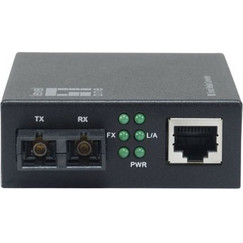 LevelOne Media Converter RJ45-SC GE MM Smart 850nm 500m
