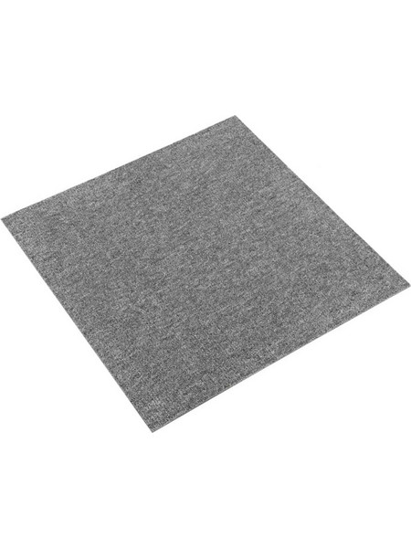 vidaXL Χαλί 20 τεμ. 50x50 cm 100% Πολυπροπυλένιο - Γκρι