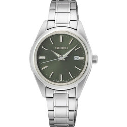 Seiko Γυναικείο Ρολόι με Ασημί Μεταλλικό Μπρασελέ SUR533P1