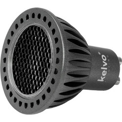 kelvo(R) KYRON DARK 36 KLV-103-0008 Σποτ GU10 MR16 με Honeycomb Anti-Glare Reflector LED 7W 770lm CRI (Ra) 90 36 AC 220-240V IP20 Θερμό Λευκό 2700K Dimmable - Bridgelux COB Chip - Γκρι Ανθρακί & Μαύρο