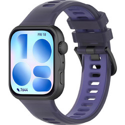 Techsuit W084 Λουράκι Σιλικόνης Purple (Huawei Watch Fit 3 / Fit 4 / Fit 4 Pro / Fit 5 / Fit 5 Pro)