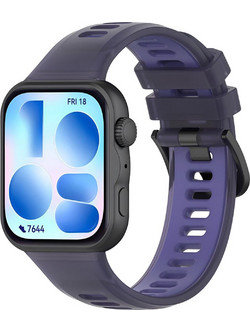 Techsuit W084 Λουράκι Σιλικόνης Purple (Huawei Watch Fit 3 / Fit 4 / Fit 4 Pro / Fit 5 / Fit 5 Pro)