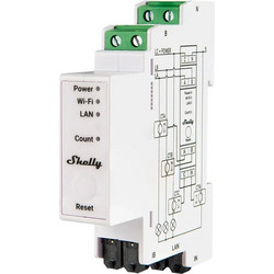 Shelly PRO 3EM 120A electricity meter with 3 functions: WiFi/Bluetooth/Matter