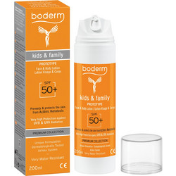 Boderm Prototype Sun Protection Αντηλιακό Γαλάκτωμα Προσώπου & Σώματος SPF50 200ml