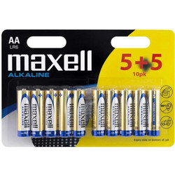 Maxell Alkaline AA 10τμχ