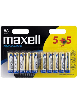 Maxell Alkaline AA 10τμχ