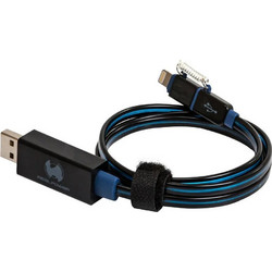 RealPower Real Power Regular USB USB-A to Lightning Cable 0.75m Blue 185961