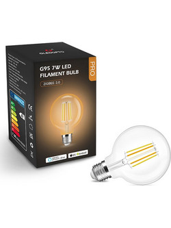 Λάμπα LED Gledopto Pro E27 G95 Filament 2200-6500K Zigbee 7W Clear GL-B-004P-CLEAR