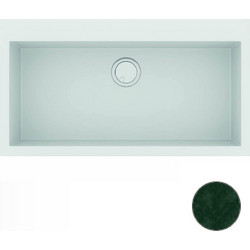 Sanitec 345 Ένθετος Νεροχύτης Γρανίτη Ματ Granite Green 86x50cm