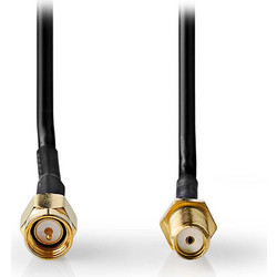Nedis 233-2671 Καλώδιο SMA male - SMA female 1m (CSGL02010BK10) 1τμχ