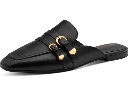 Τamaris Γυναικεία Sabot BLACK LEATHER 1-27311-46 003