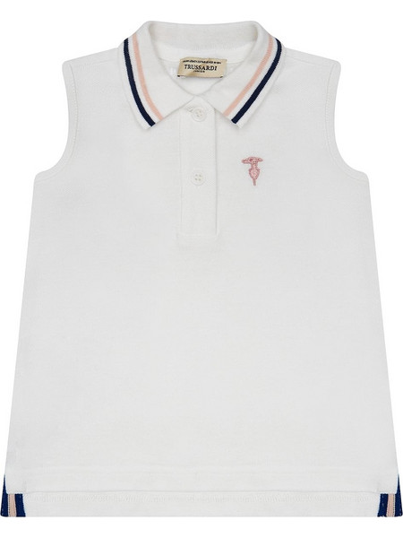 TRUSSARDI TIP26120VE ΠΑΙΔΙΚΟ-ΒΡΕΦΙΚΟ ΑΜΑΝΙΚΟ ΦΟΡΕΜΑ ΓΙΑ ΚΟΡΙΤΣΙΑ ΛΕΥΚΟ