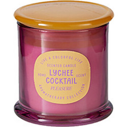 Κερί σε γυάλινο δοχείο με άρωμα Lychee Cocktail 9,1x9,1x10,9cm 27454 CA499