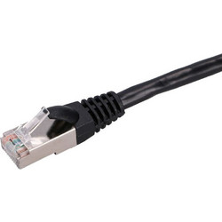 Extralink F/FTP Cat.5e Καλώδιο Δικτύου Ethernet 0.5m Black