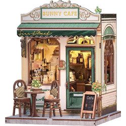Cutebee Sunny Cafe 3D Book Nook DIY 233 Κομμάτια 20.3cm