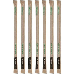 Tessera Bio FSC(R) ΚΑΛΑΜΑΚΙ ΧΑΡΤΙΝΟ (Kraft) FREDDO ΜΑΥΡΟ 500τμχ
