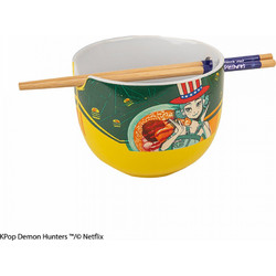 537254 ΜΠΟΛ (ΚΑΙ) ΓΙΑ ΡΑΜΕΝ ΜΕ CHOPSTICKS K-POP DEMON HUNTERS ZOEY HAMBURGER