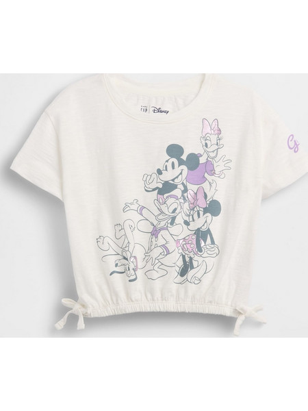 Βρεφική & Νηπιακή Μπλούζα Gap x Disney με Σχέδια απο Βιολογικό Βαμβάκι New off white