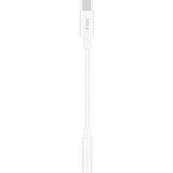 TTEC USB 2.0 Cable USB-C male - 3.5mm Λευκό 0.11m 2AK04B