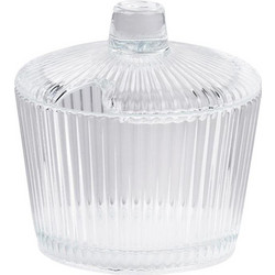 Ζαχαριέρα γυάλινη διάφανη 200ml/8,5x9,1cm - Plastona