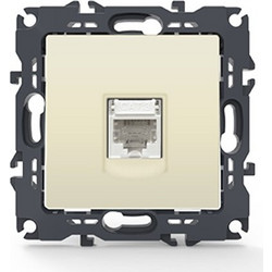 PRIME ΠΡΙΖΑ ΤΗΛΕΦΩΝΟΥ ΙΒΟΥΑΡ ΜΕ ΒΥΣΜΑ 1XRJ11 CAT3 IP20 / 1000113002