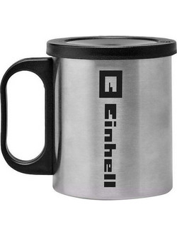 Einhell Tecf 18 Lisolo Κούπα Κεραμική με Καπάκι Μαύρη 240ml 4609991