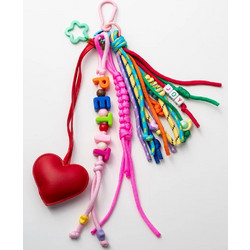 Bag Charm Red Heart and Letters Petit Boutik