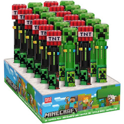 Minecraft assorted 10-colour 3D topper pen