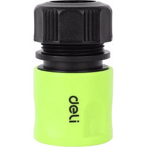 DELI DELI ταχυσύνδεσμος για λάστιχο DL8793 με water stop, 1/2" πράσινος