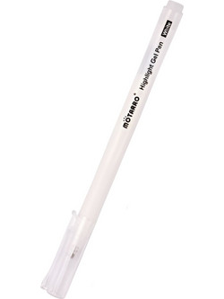 Motarro Στυλό Gel 0.8mm Λευκό MC193-1