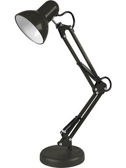 Φωτιστικό Γραφείου LED PIXXAR E27 40W IP20 με Μεταλλική Βάση & Ρυθμιζόμενο Βραχίονα Φ12.5x17x36 Μαύρο Σώμα 5301660 VITO