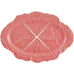Πιατέλα Μικρή Οβάλ Λάχανο Cabbage Pink Bordallo Pinheiro (37.5x26 cm)