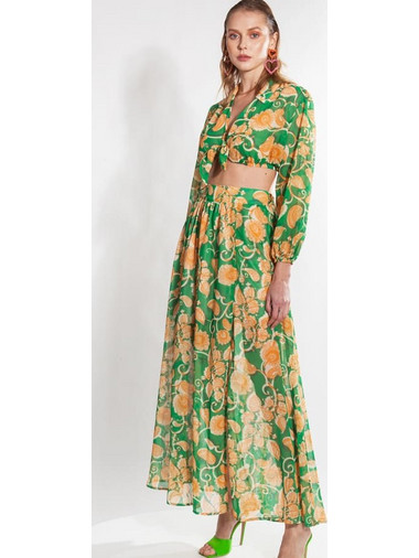 Mallory Shani Green Skirt