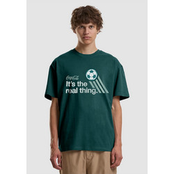 Coca Cola The Real Thing Football Loose Tee bottlegreen